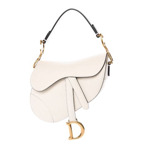 dior white bag saddle|fashionphile Dior saddle bag.